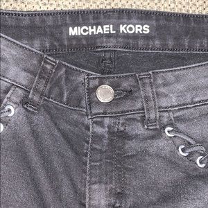 Michael Kors Faded Black Wash Skinny Jeans